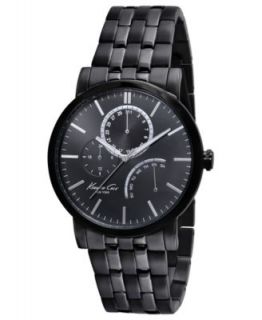 Kenneth Cole New York Watch, Mens Gunmetal Ion Plated Stainless Steel Mesh Bracelet 44mm KC9176   Watches   Jewelry & Watches