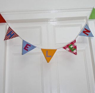 personalised bunting by helen steel