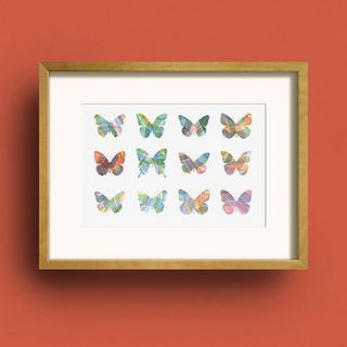 butterflies print by dig the earth