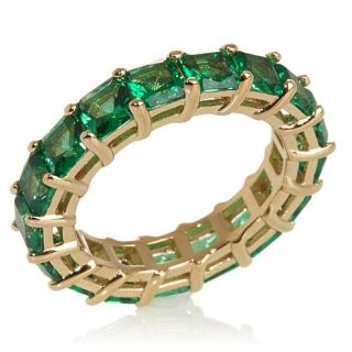 Jean Dousset Colored Stone Vermeil Eternity Band Ring
