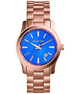 Michael Kors Womens Runway Rose Gold Tone Stainless Steel Bracelet Watch 38mm MK5913   Watches   Jewelry & Watches