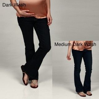 Oh Mamma Maternity Under the Belly Fit N Flare Denim Jeans Oh Mamma Maternity Pants