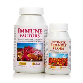 Andrew Lessman Immune Factors & Ultimate Friendly Flora Kit   180 + 360 Cap