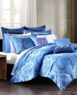 Chevron Teal 5 Piece King Comforter Set   Bed in a Bag   Bed & Bath