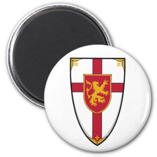 Crusader Knights Shield Magnet