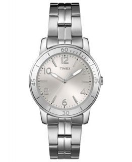 Timex Watch, Womens Ameritus Stainless Steel Bracelet 32mm T2P047UM   Watches   Jewelry & Watches
