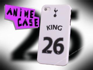 iPhone 4 & 4S HARD CASE Tottenham KING + FREE Screen Protector (D235 0007) Cell Phones & Accessories