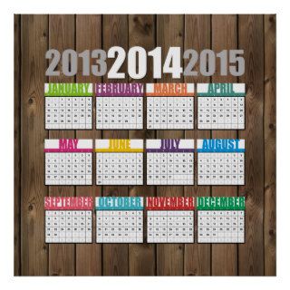 Paper Poster (Fosco) Calendar 2014, in layout94