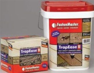 FastenMaster FMTR2 234 350TSSR 2 3/4 Inch TrapEase II High Density Composite Deck Screw for TREX Transcends, Spiced Rum, 350 Pack