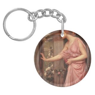 John Waterhouse  Psyche entering Cupid's Garden Acrylic Key Chain