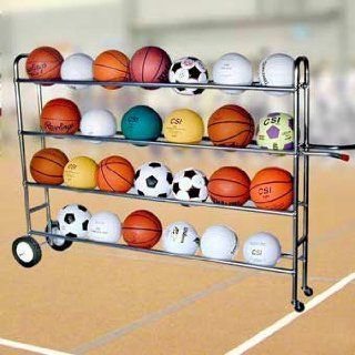 28 Ball Storage Rack  Basketball Storage  Sports & Outdoors