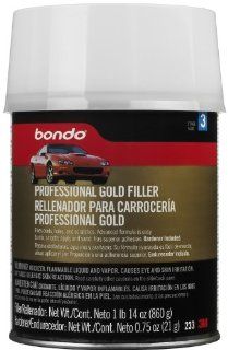 Bondo 233 Professional Gold Filler Quart Can   14 oz. Automotive