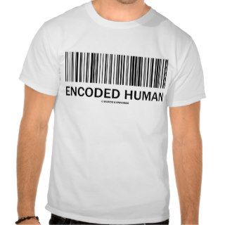 Encoded Human (Barcode Attitude) Shirts
