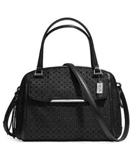 COACH MADISON SMALL GEORGIE IN OP ART PEARLESCENT FABRIC   COACH   Handbags & Accessories