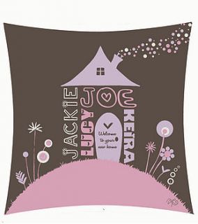 personalised 'home sweet home' print by from lucy