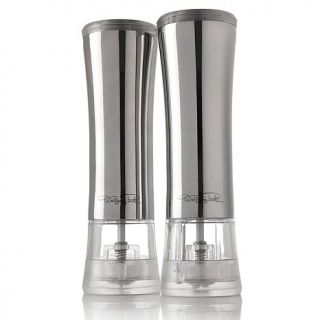 Wolfgang Puck Set of 2 Stainless Steel Spice Mills