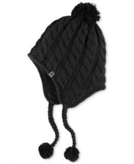 The North Face Cable Knit Earflap Beanie Hat   Women