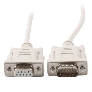 RS232 DB9 9 Pin PLC Cable Industrial Adapter White 8 Ft for Omron C200HE HG HX Computers & Accessories
