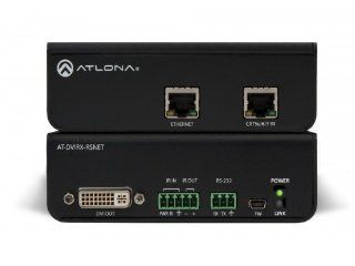 Atlona AT DVIRX RSNET HDBaseT RX DVI Box with Ethernet, RS 232 and IR Electronics