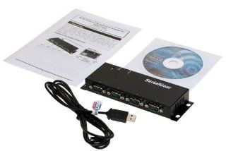 SerialGear USB BAY 4 Port Serial DB 9 RS 232 Adapter with FTDI Chipset Computers & Accessories