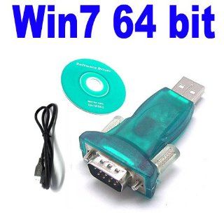 USB 2.0 to RS232 DB9 Adapter Adaptor Converter For Win7 Vista Windows 7 64 GPS Computers & Accessories