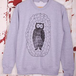 owl jumper by don't feed the bears