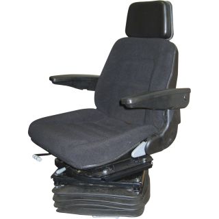 Vinyl Suspension Seat — Black, Model# 33000BK  Suspension Seats