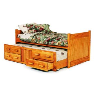 LightHeaded Beds Edgewood Full Sleigh Bed with Storage and Trundle