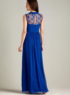 Phoebe Chiffon V neck Lace Back Gown Evening & Formal Dresses