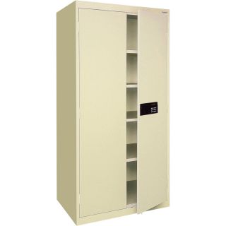 Sandusky Lee Keyless Electronic Steel Cabinet — 36in.W x 24in.D x 78in.H  Storage Cabinets