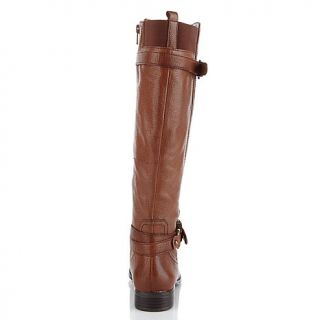 Naturalizer "Juletta" Leather Buckled Tall Riding Boot   Wide Shaft