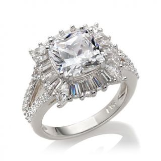 Victoria Wieck 4.98ct Absolute™ Baguette Frame Ring