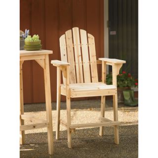 Tall Cedar/Fir Adirondack Chair, Model# SS-CSN-TAC130  Chairs