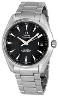 Omega Men's 231.10.42.21.06.001 Seamaster Aqua Terra Chronometer Black Dial Watch at  Men's Watch store.