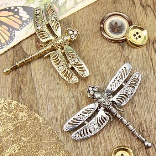 dragonfly brooch by lisa angel