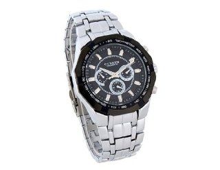OnceAll CURREN 8084 Round Dial Steel Band Men's Wrist Watch (Black) M. Cell Phones & Accessories
