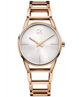 Calvin Klein Watch, Womens Swiss Stately Stainless Steel Bracelet 34mm K3G23121   Watches   Jewelry & Watches
