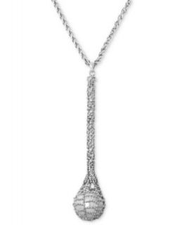 EFFY Pearl Cultured Freshwater Pearl Mesh Drop Earrings (12mm) in Sterling Silver   Earrings   Jewelry & Watches