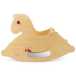 rocking horse for babies by alphabet gifts & interiors
