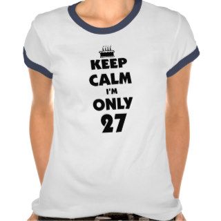 Keep calm it's my birthday t shirt