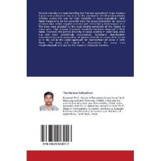 Genetic Diversity of Cocoa Thondaiman Velayutham 9783659423017  Books