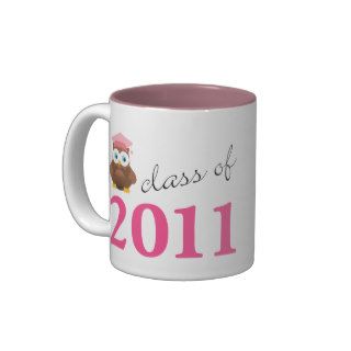 Class Of 2011 Owl Graduation Gift Mug