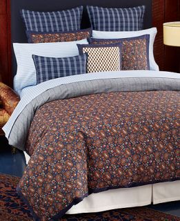 CLOSEOUT Tommy Hilfiger Bedding, Shelburne Paisley Comforter and Duvet Cover Sets   Bedding Collections   Bed & Bath