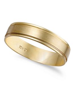 Mens 10k Gold Ring, Engraved Band (6mm)   Rings   Jewelry & Watches