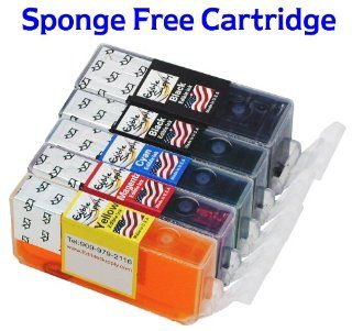 Refillable Sponge Free Edible Ink Cartridge Combo Set for Canon PGI 225 Black & CLI 226 Color Electronics