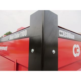 EcoBlaze Self-Contained Portable Diesel Heater — 1,020,000 BTU, 9000 CFM, Model# Blaze Cube 1100 with Trailer  Diesel Heaters