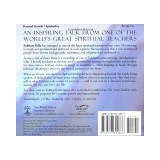 Living a Life of Inner Peace Eckhart Tolle 9781577314868 Books