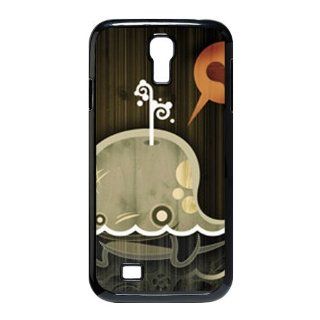 Custom The Enamored Whale Cover Case for Samsung Galaxy S4 I9500 LS4 222 Cell Phones & Accessories