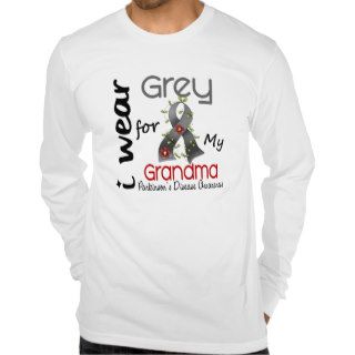 Parkinsons Disease I Wear Grey For My Grandma 43 Tshirts