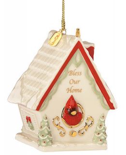Lenox Christmas Annuel 2013 Ornament, Bless Our Home, Birdhouse   Holiday Lane